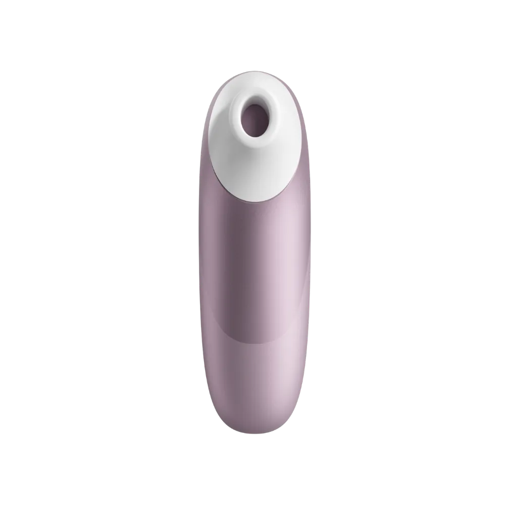 Womanizer Pro i lilla set forfra med hvidt mundstykke, udviklet som lufttryksvibrator til blid, fokuseret og støjsvag nydelse.