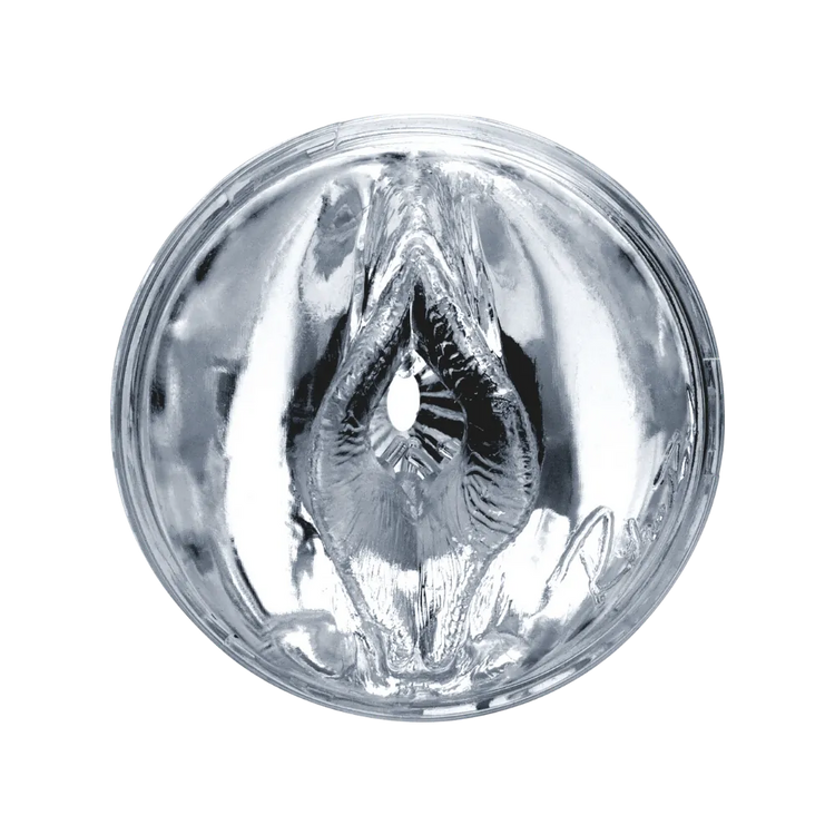 Fleshlight Quickshot Riley Reid vist i original emballage med produktillustration og gennemsigtig sleeve. Billedet giver et klart overblik over design, anvendelse og indhold og fungerer som visuel reference før køb.