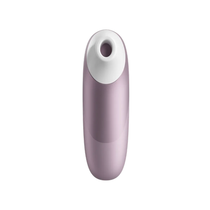 Womanizer Pro i lilla set forfra med hvidt mundstykke, udviklet som lufttryksvibrator til blid, fokuseret og støjsvag nydelse.