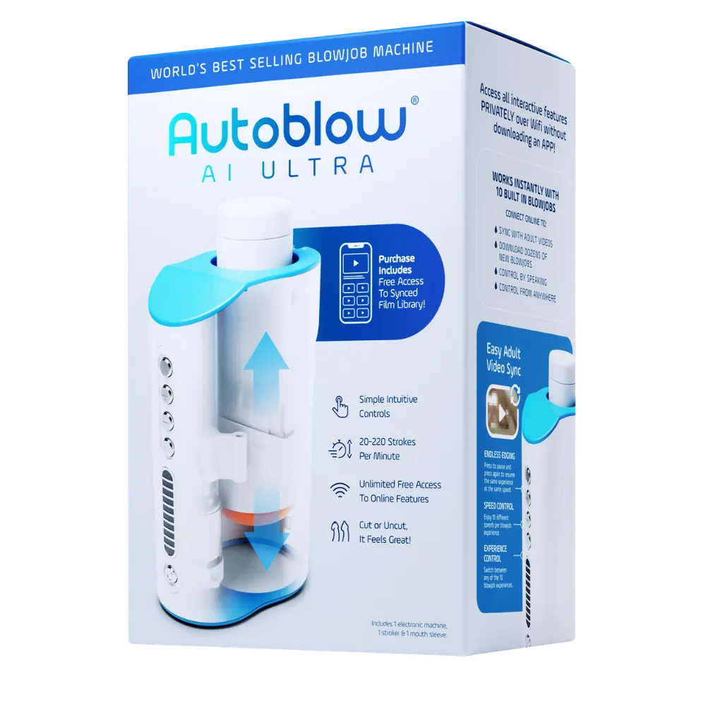 Detaljebillede af Autoblow AI Ultra sleeve med realistisk design og blød struktur der giver en naturtro og intens oplevelse
