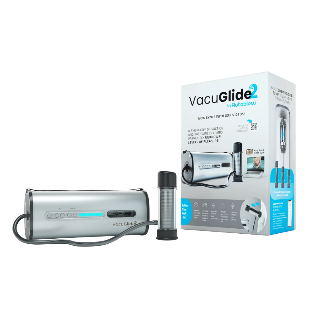 Komplet Autoblow VacuGlide 2 sæt med sleeve, slange og produktemballage
