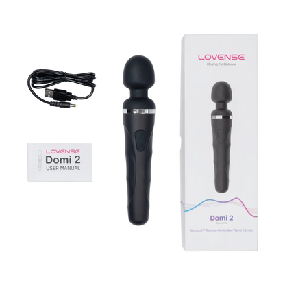 Lovense Domi 2 med ladekabel, brugermanual og original emballage