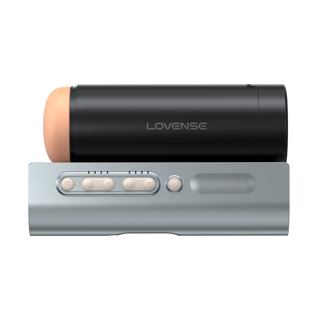 Lovense Solace Pro masturbator til mænd med app-styring, realistisk sleeve og justerbar holder. Skabt til intens, interaktiv oplevelse med tilpassede vibrationer og trådløs forbindelse til partner eller solo.