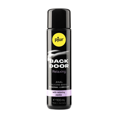 Pjur Back Door Relaxing 100 ml – en silikonebaseret glidecreme med beroligende jojoba, skabt til anal nydelse og komfort. Perfekt til dig, der ønsker blød, langvarig glid og afslappet oplevelse.