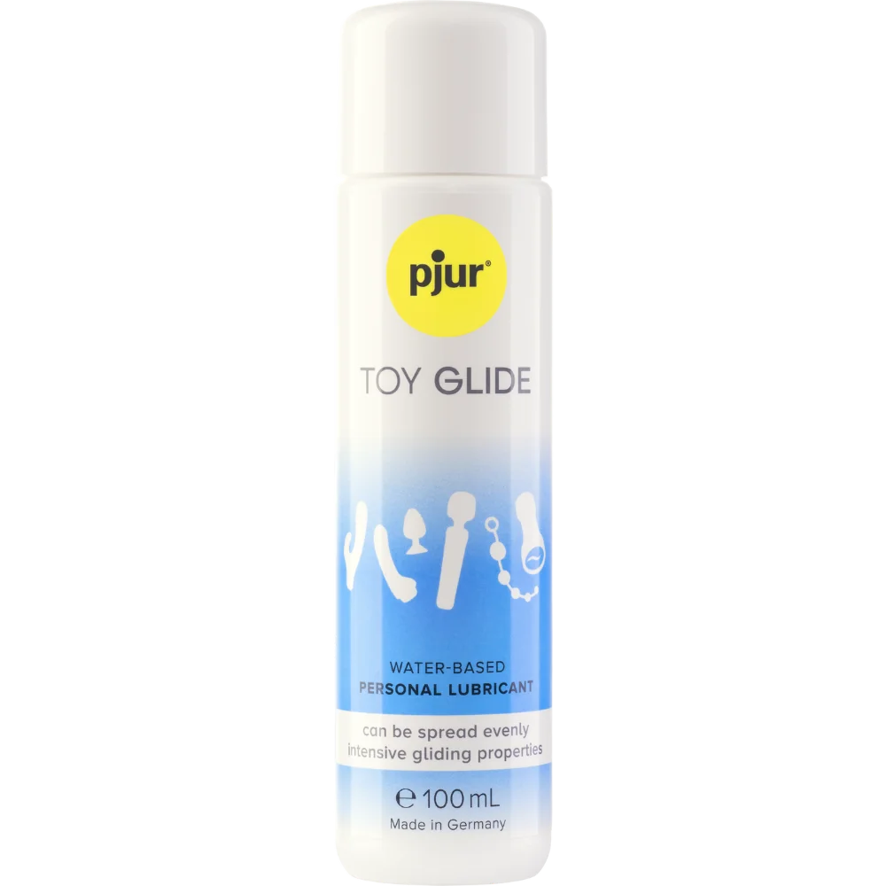 Pjur Toy Glide 100ml – vandbaseret glidecreme udviklet specielt til brug med erotisk legetøj. Let at fordele, intens glid og skånsom mod materialer og hud. Produceret i Tyskland.