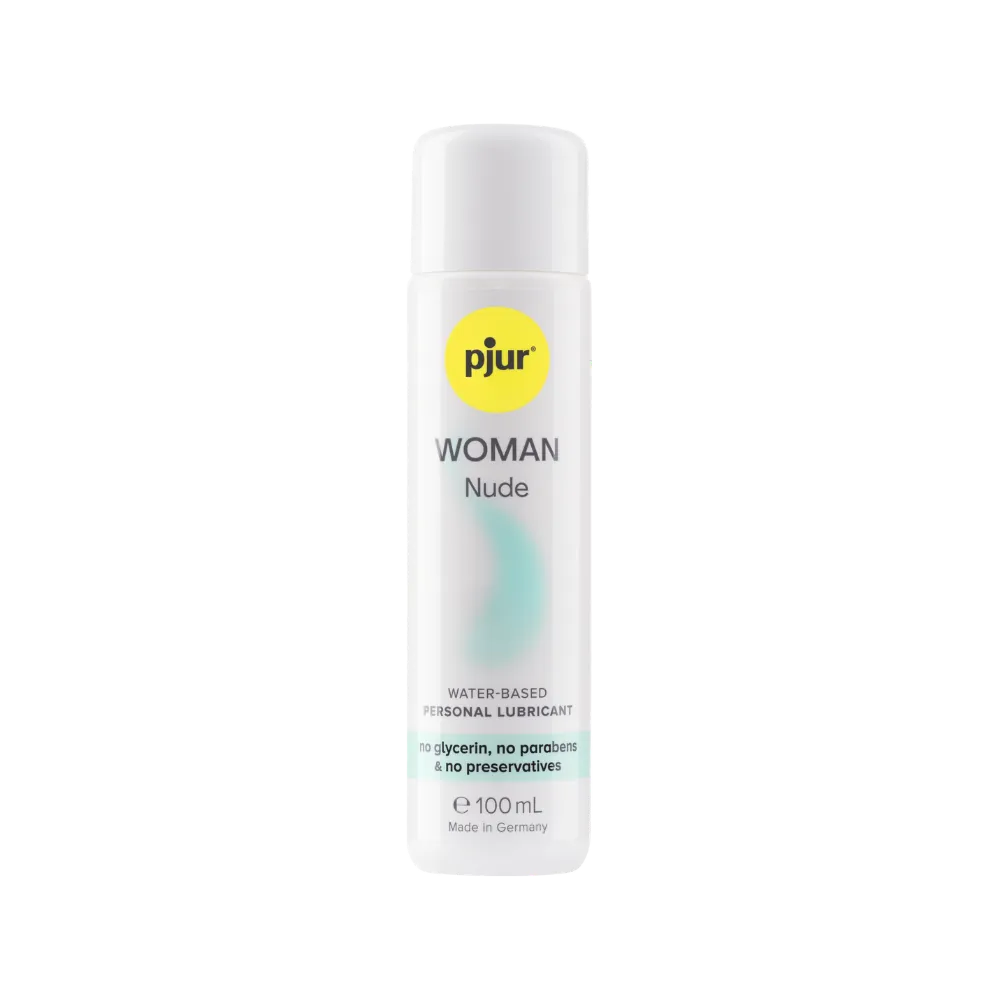 pjur Woman Nude vandbaseret glidecreme 100 ml set forfra