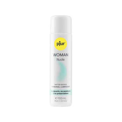 pjur Woman Nude vandbaseret glidecreme 100 ml set forfra