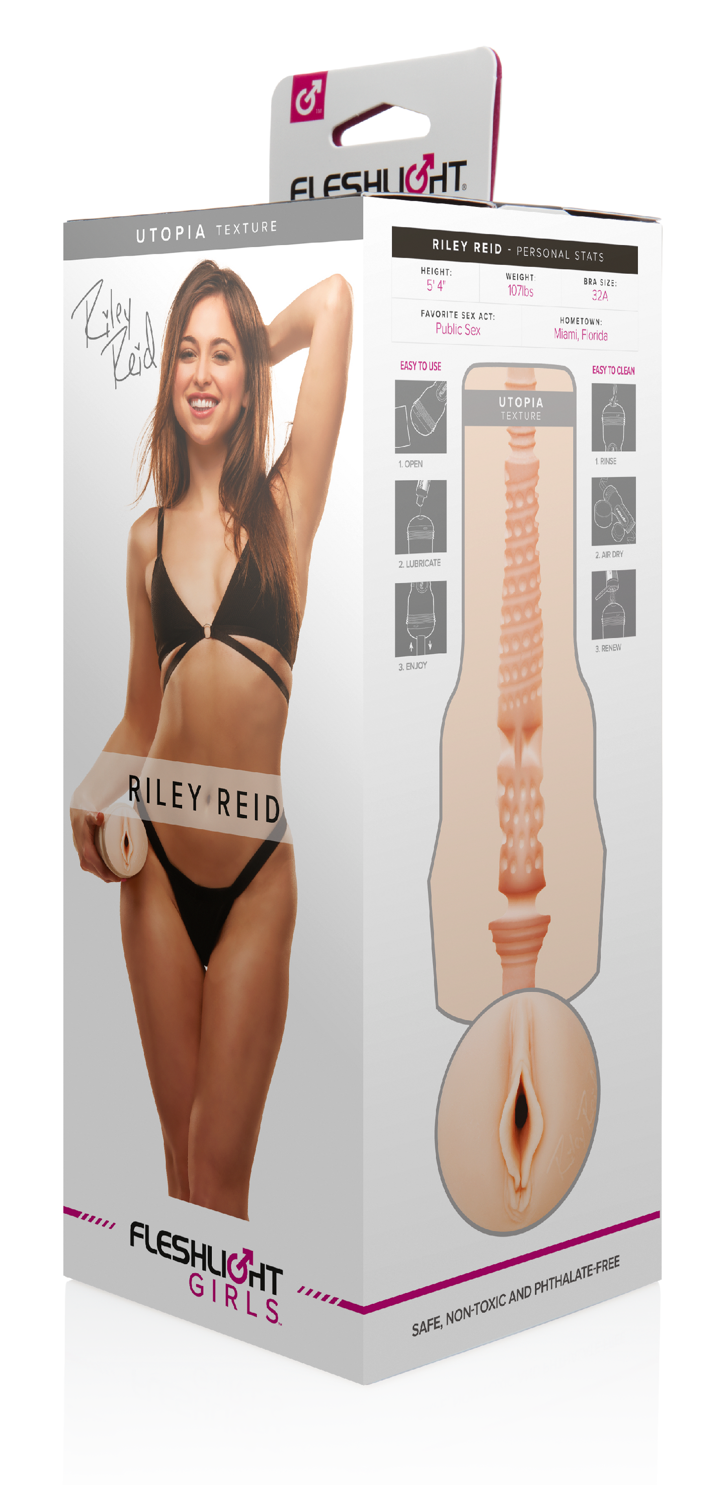 Fleshlight Riley Reid Utopia – realistisk sleeve med fuld kontrol