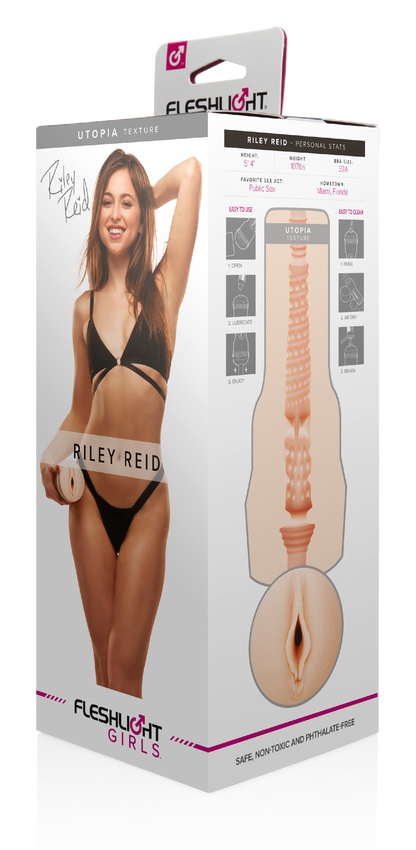 Fleshlight Riley Reid Utopia – realistisk sleeve med fuld kontrol